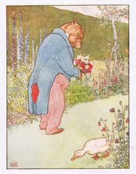 Ni siquiera el patito pudo dejar de reír, ilustración de 